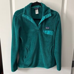 Patagonia Turquoise Fleece Pullover
